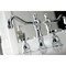 Kingston Brass KS1971RX Widespread Bathroom Faucet with Brass Pop-Up, Polished Chrome KS1971RX - alternate 2